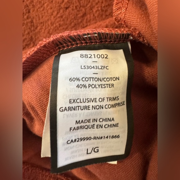 LAZYPANTS NWOT WOMEN’S TERRY FLEECE SHACKET/ terracotta - Picture 8 of 14